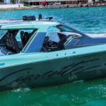 Cigarette Racing 59 Tirranna Center Console Boat Dynamic Hardtop.