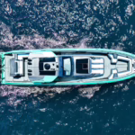 Cigarette Racing 59 Tirranna Center Console Boat Overhead View.